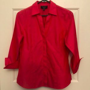 Foxcroft Non-Iron Fit 100% cotton NWOT 3/4 sleeve